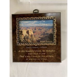 Plaque of Grand Canyon